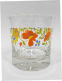 ❤️ 1 Corelle Corning WILDFLOWER Floral 10-oz ROCKS GLASS Old Fashioned Juice
