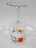 1 Corelle WILDFLOWER 10-oz WATER GOBLET 6 3/4" Wine Glass Orange Poppy Floral