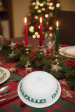 ❤️ Corelle WINTER FESTIVAL 18-oz SOUP BOWL Green Christmas Trees Snowmen Reindeer