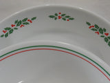 *LN CORELLE Christmas WINTER HOLLY Red Green SERVING PLATTER Entree Plate Tray