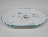 ❤️ Corelle WINTER MAGIC 12 x 10 SERVING PLATTER Meat Plate Entrée Tray *Snowman Snowflakes