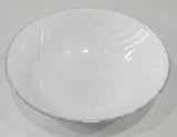 Corelle Corning WISTERIA 1-Qt SERVING BOWL 8.5" Light Purple Swirled Fluted Rim