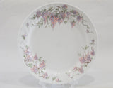 ❤️ EUC Corelle WISTERIA 10 1/4" DINNER PLATE Light Purple Swirled Fluted Rim