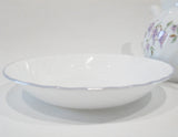 NRM Corelle WISTERIA 20-oz PASTA BOWL Soup Stew 8 1/2" Purple Swirled Fluted Rim