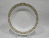 1 Corelle WOODLAND BROWN 15-oz BOWL Flat Rimmed Soup Plate *Floral Leaves