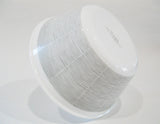 Corelle WOVEN LINES 21.5-oz SOUP CEREAL BOWL Salad Flared Rim Grey Gray Fabric