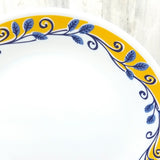 *NEW 1 Corelle CASA FLORA 10 1/4 DINNER PLATE Mexico Blue Yellow