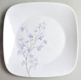 1 NEW Corelle Square JACARANDA 10 1/2" DINNER Plate PURPLE GRAY Floral