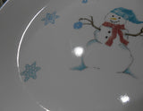 ❤️ Corelle WINTER MAGIC 12 x 10 SERVING PLATTER Meat Plate Entrée Tray *Snowman Snowflakes